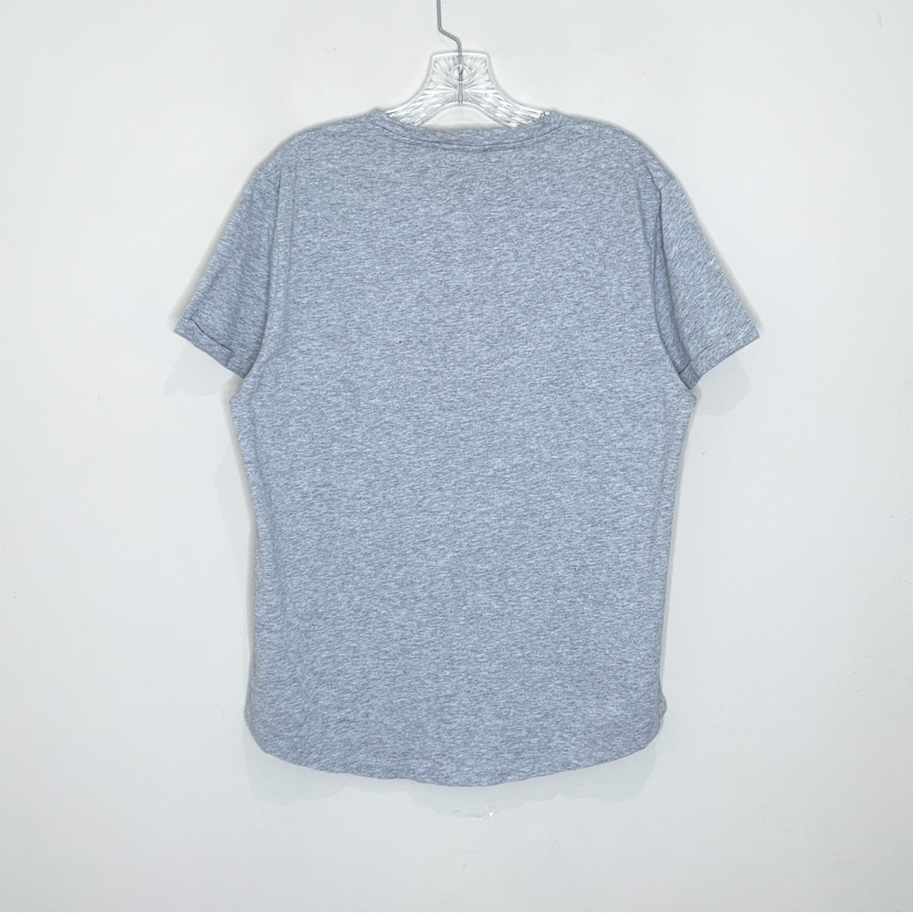 Balmain Flocked Coin Medallion Logo T-Shirt (Sz XL) Short Sleeve Tee Grey - Picture 11 of 16